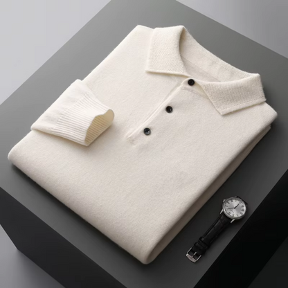 Pull Polo Homme Maille Fine Coupe Moderne