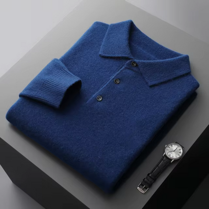 Pull Polo Homme Maille Fine Coupe Moderne