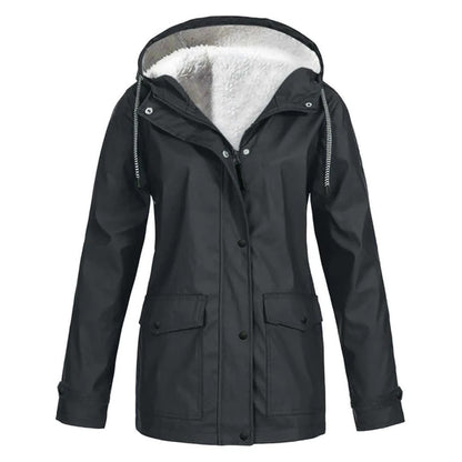 Imperméable Femme Long Manche Doux et Confortable