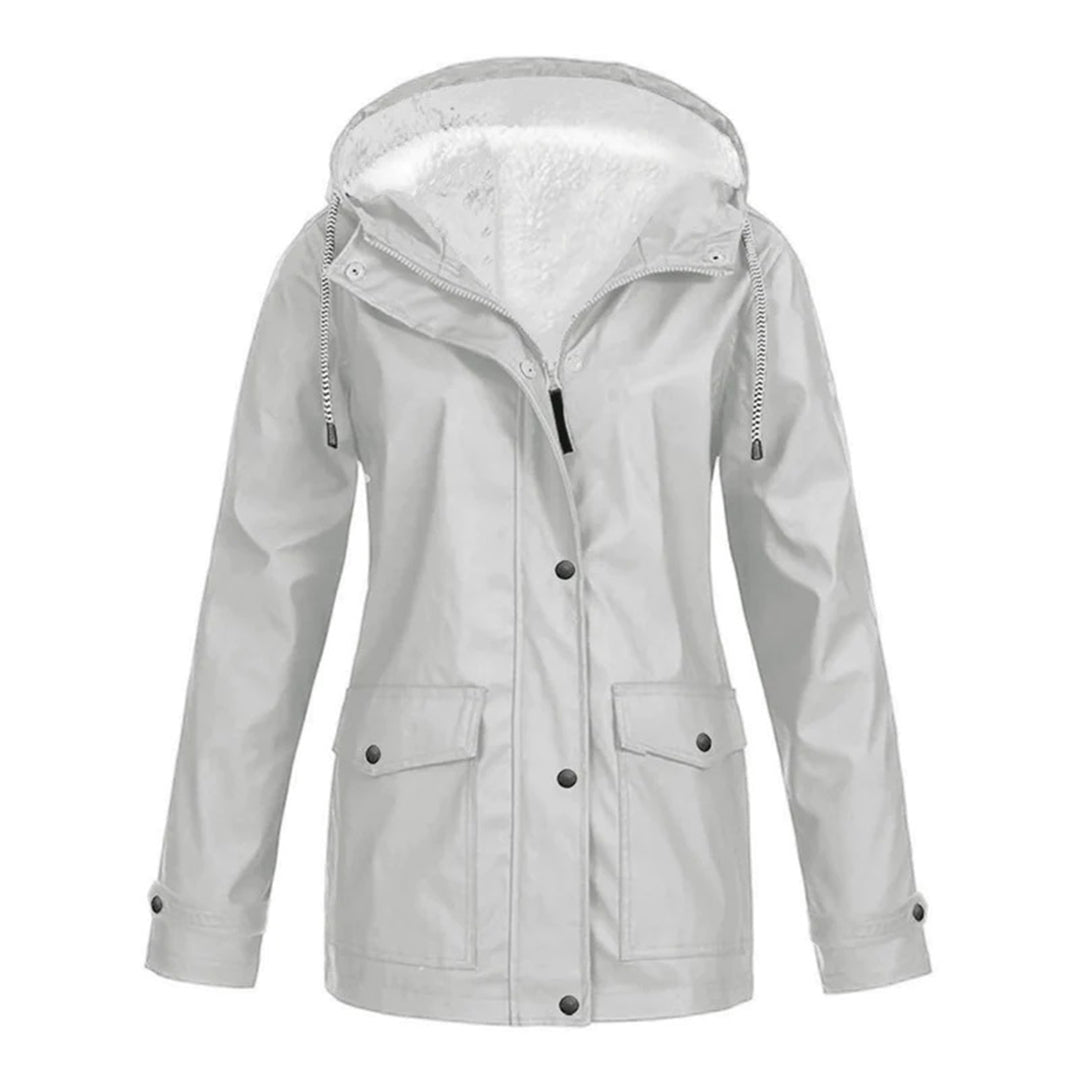 Imperméable Femme Long Manche Doux et Confortable