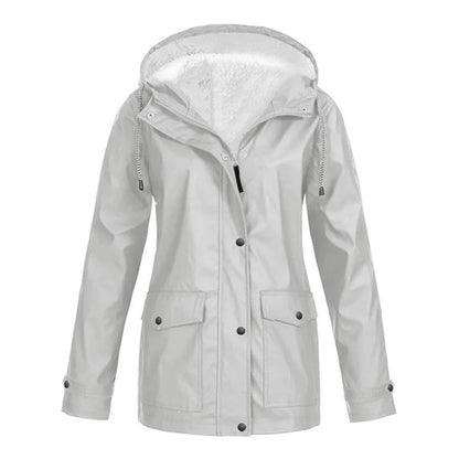 Imperméable Femme Long Manche Doux et Confortable
