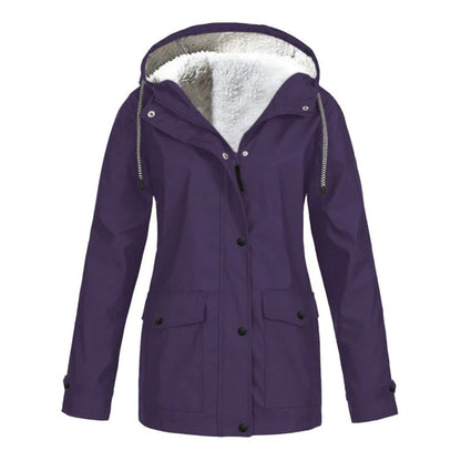 Imperméable Femme Long Manche Doux et Confortable