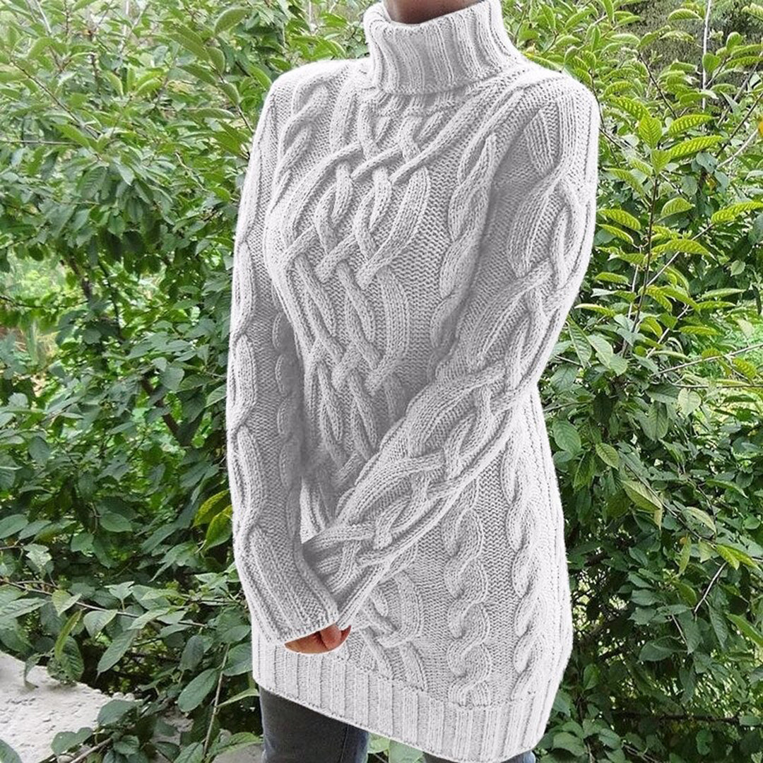 Pull Col Roulé Femme Confortable et Doux