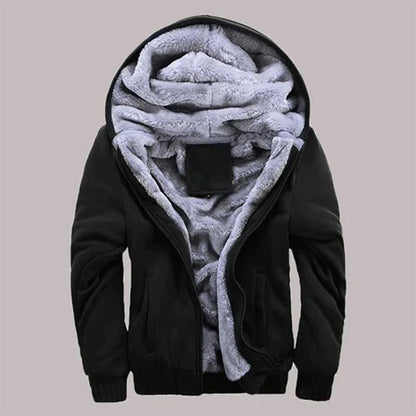 Sweat à Capuche Homme Hiver Doux et Chauffant - PanierRoyale