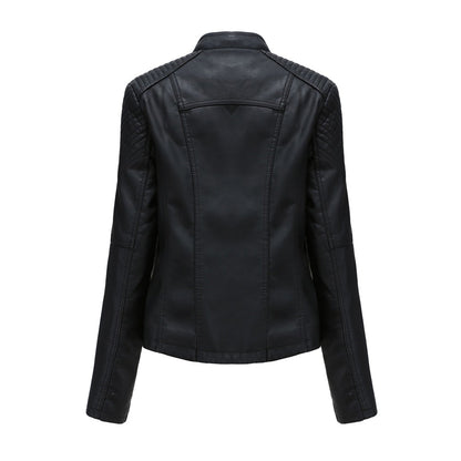 Veste Femme Élégante à Fermeture Éclair Asymétrique