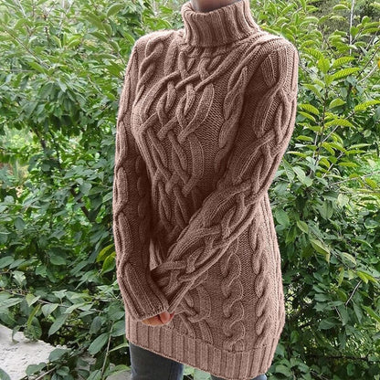 Pull Col Roulé Femme Confortable et Doux