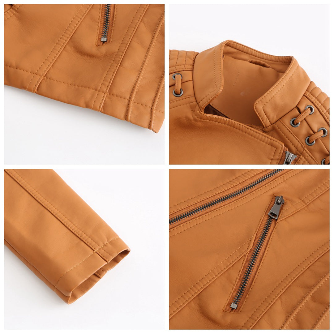 Veste en cuir élégante - vue 9