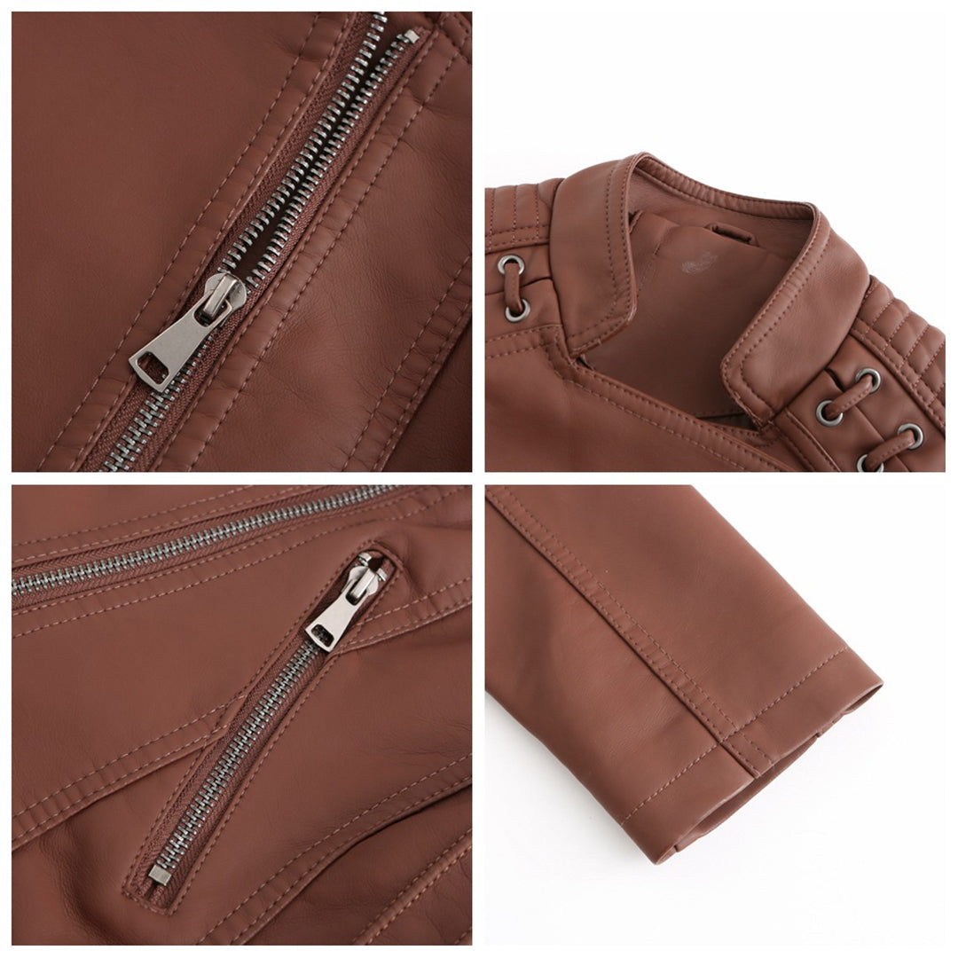 Veste en cuir élégante - vue 8