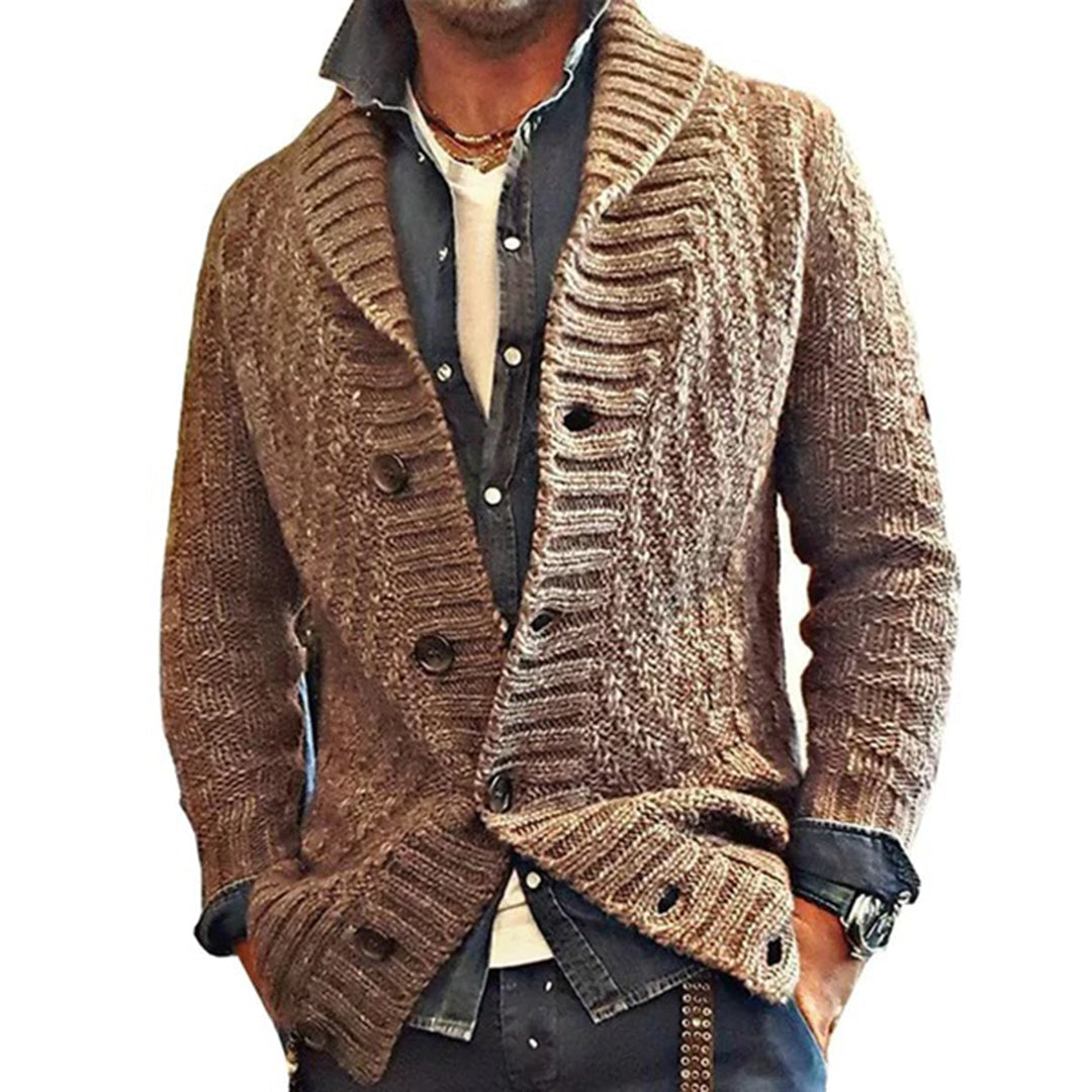 Cardigan Homme Grande Taille Doux et Élégant - PanierRoyale