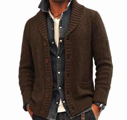 Cardigan Homme Grande Taille Doux et Élégant - PanierRoyale