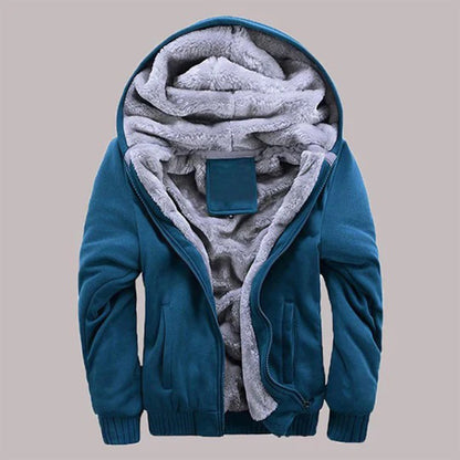 Sweat à Capuche Homme Hiver Doux et Chauffant