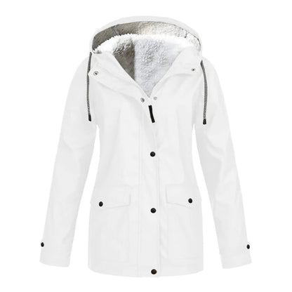 Imperméable Femme Long Manche Doux et Confortable
