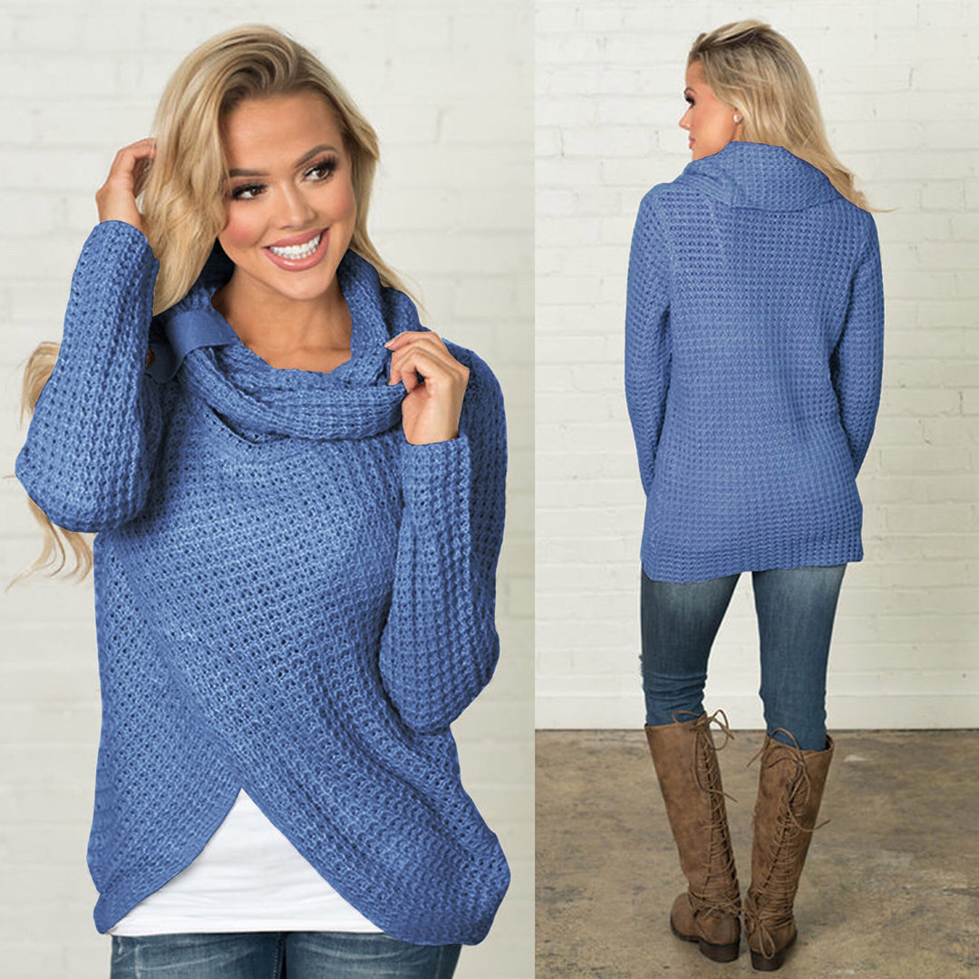 Pull Femme Polaire Élégant Taille Slim