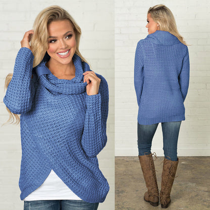 Pull Femme Polaire Élégant Taille Slim