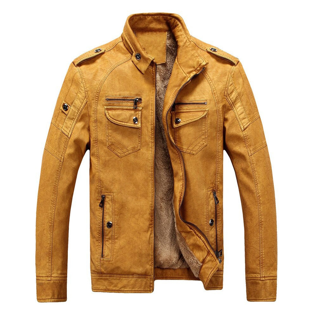 Veste Homme Chic à Épaules Droites et Doublure Polaire - PanierRoyale