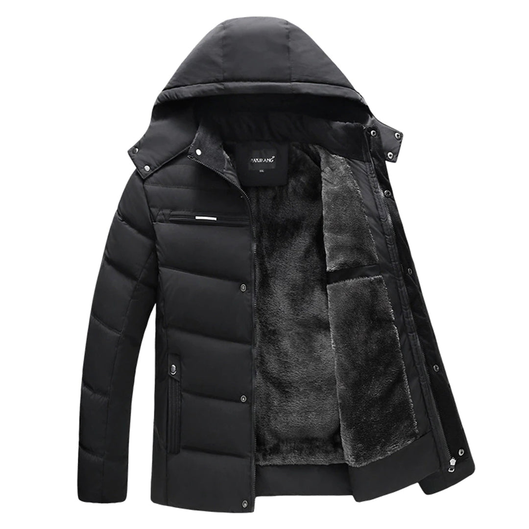 Veste Doudoune Hiver Homme avec Capuche et Manches Longues - PanierRoyale