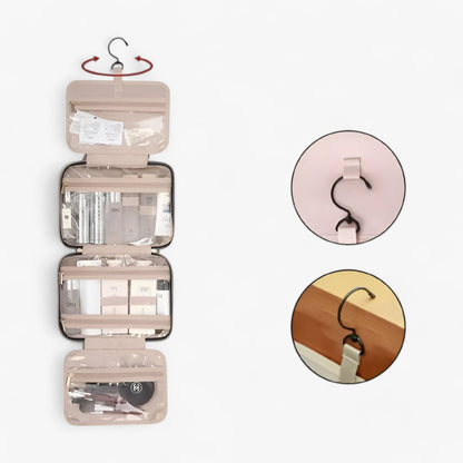 Trousse De Voyage Femme Organisateur Pliable Avec Crochet