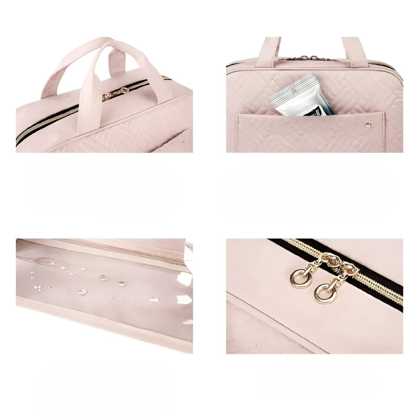 Trousse De Voyage Femme Organisateur Pliable Avec Crochet