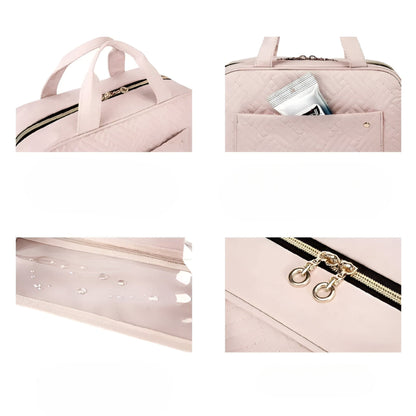 Trousse De Voyage Femme Organisateur Pliable Avec Crochet