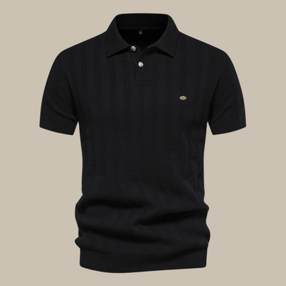 Chemise Polo Coton Classique avec Col Bateau - BerlinGlamour