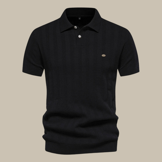 Chemise Polo Coton Classique avec Col Bateau - BerlinGlamour