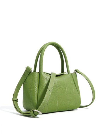 Sac Vert en Cuir Minimaliste Chic