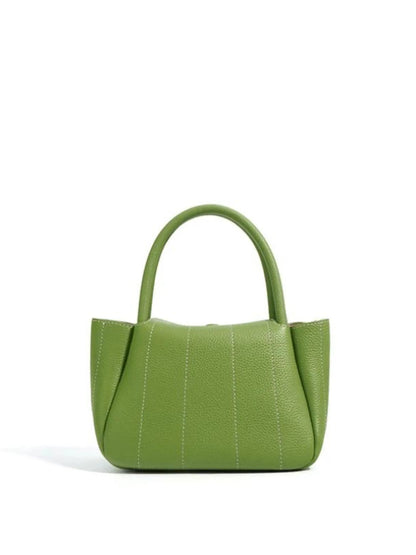 Sac Vert en Cuir Minimaliste Chic