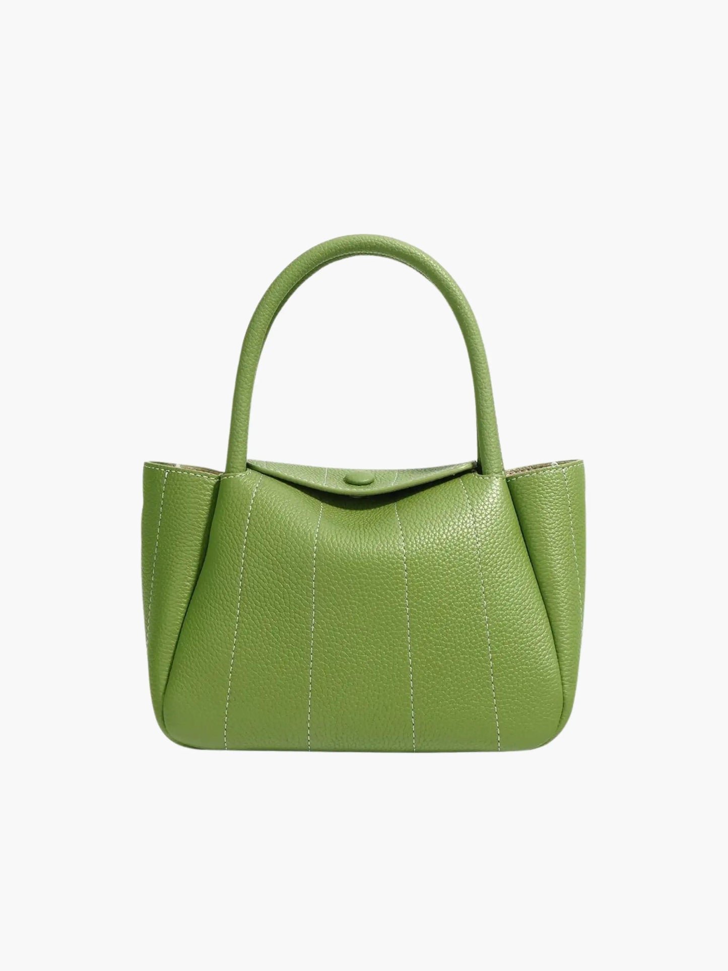 Sac Vert en Cuir Minimaliste Chic - BerlinGlamour