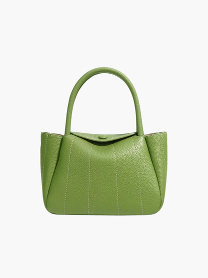 Sac Vert en Cuir Minimaliste Chic - BerlinGlamour