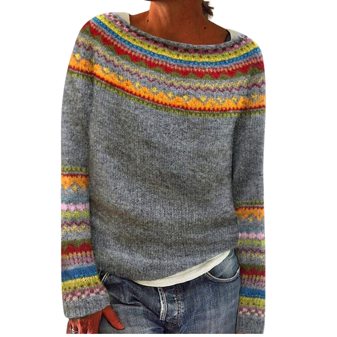Pull Femme Hiver Laine Mérinos Douce et Chaude - PanierRoyale