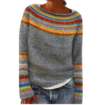 Pull Femme Hiver Laine Mérinos Douce et Chaude - PanierRoyale