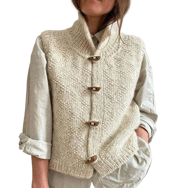 Gilet Femme Élégant Brodé - PanierRoyale