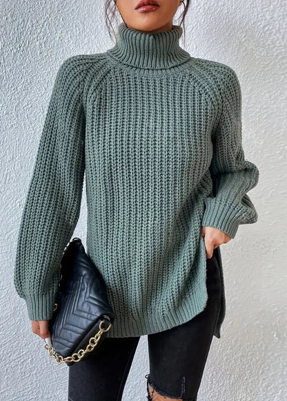 Pull Femme Col Roulé en Maille Douce pour Hiver - BerlinGlamour