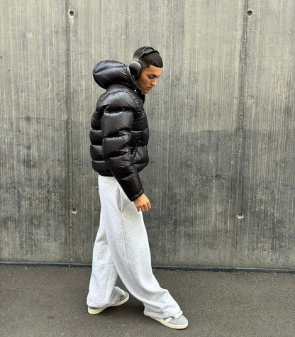Doudoune Homme Courte Capuche Style Urbain Moderne - PanierRoyale