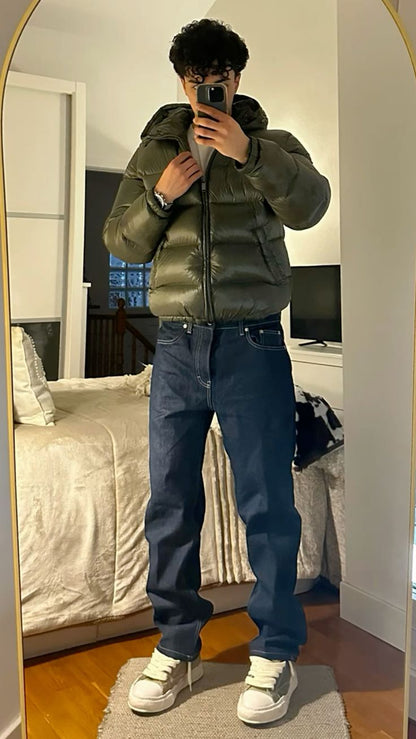Doudoune Homme Courte Capuche Style Urbain Moderne