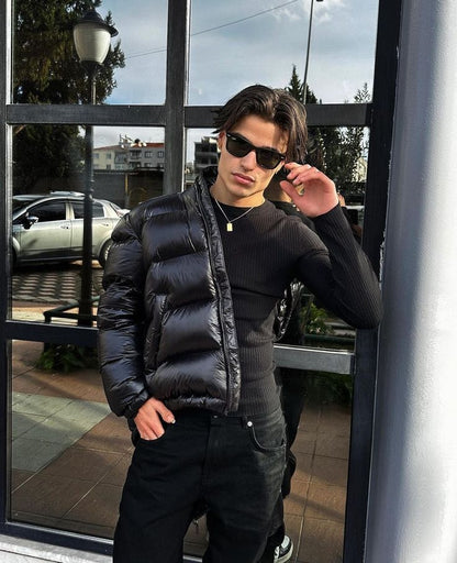 Doudoune Homme Courte Capuche Style Urbain Moderne
