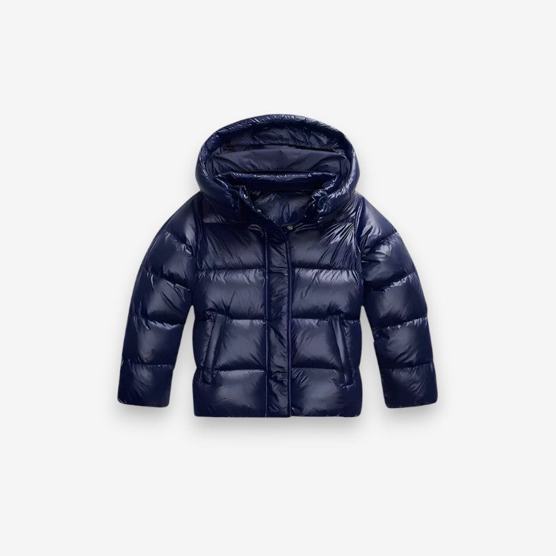 Veste d'hiver épaisse et chaude avec manches longues et poches latérales
