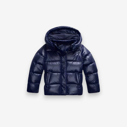Veste d'hiver épaisse et chaude avec manches longues et poches latérales