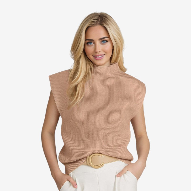 Pull Décontracté Col Rond sans Manches - PanierRoyale