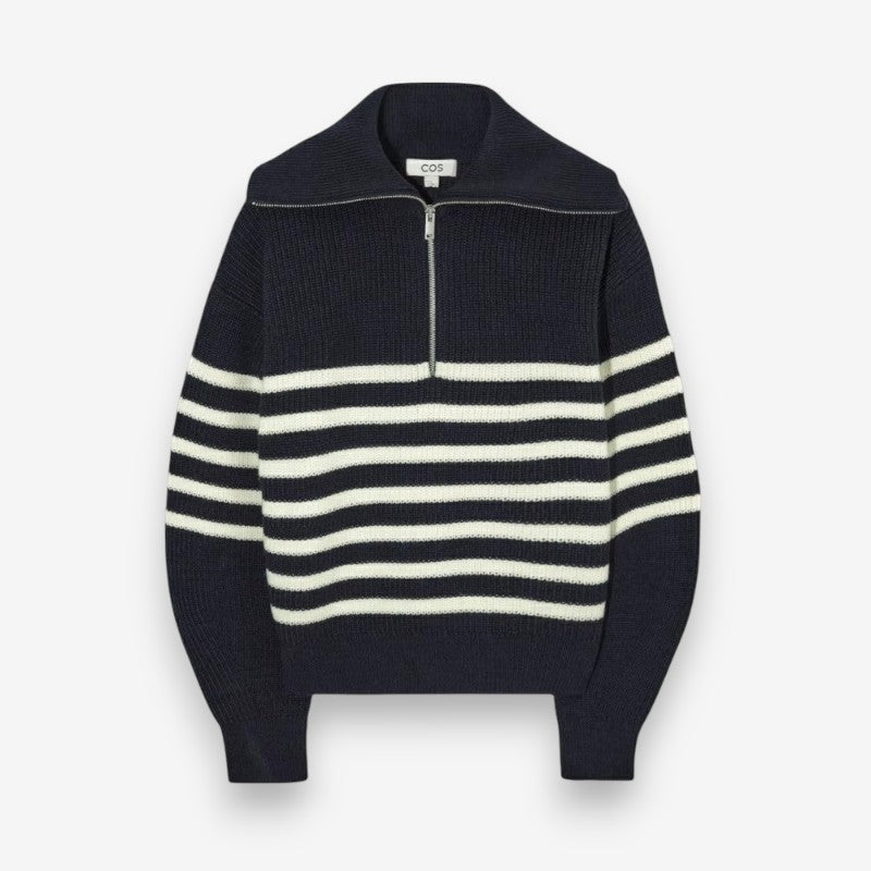 Pull à Fermeture Éclair Doux et Confortable - PanierRoyale
