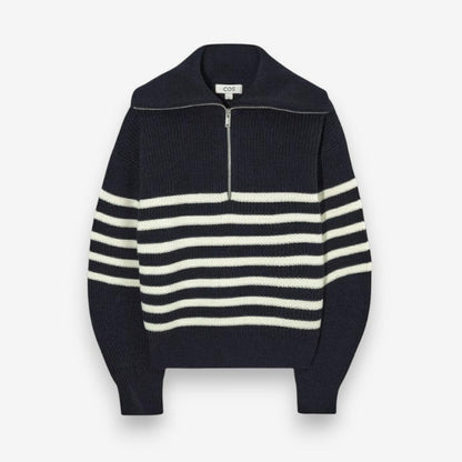 Pull à Fermeture Éclair Doux et Confortable - PanierRoyale
