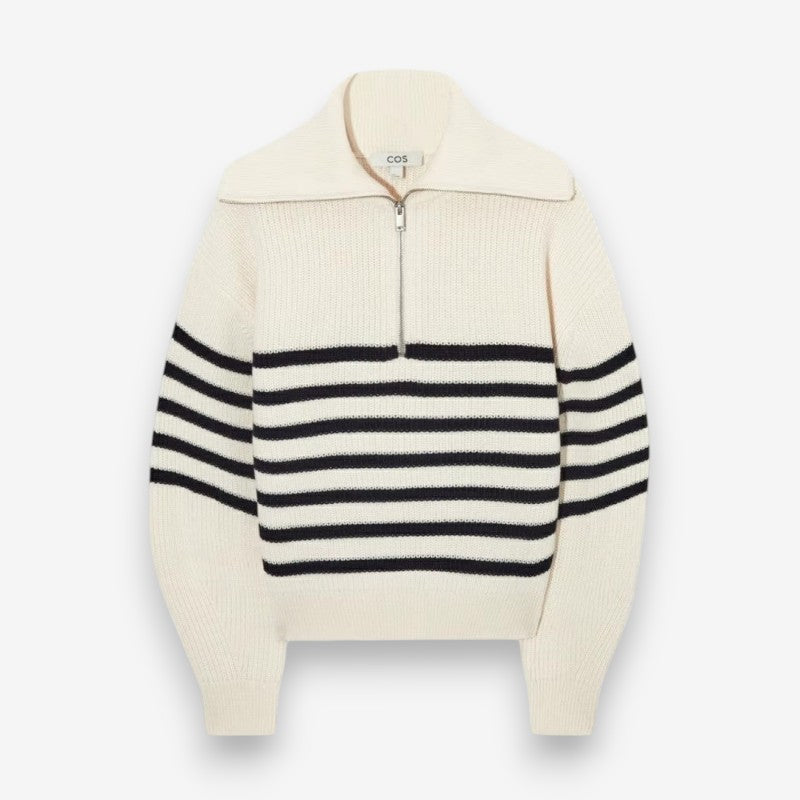 Pull à Fermeture Éclair Doux et Confortable