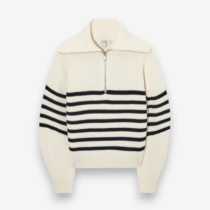 Pull à Fermeture Éclair Doux et Confortable