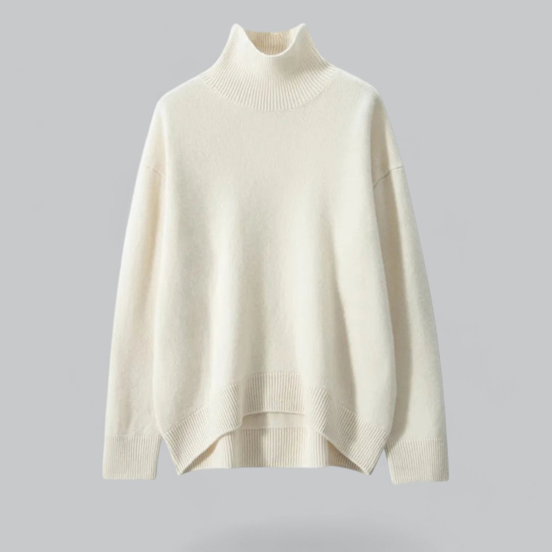 Pull à col roulé élégant pour femme 0