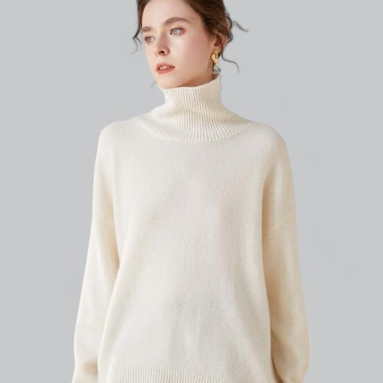 Pull à col roulé élégant pour femme 2