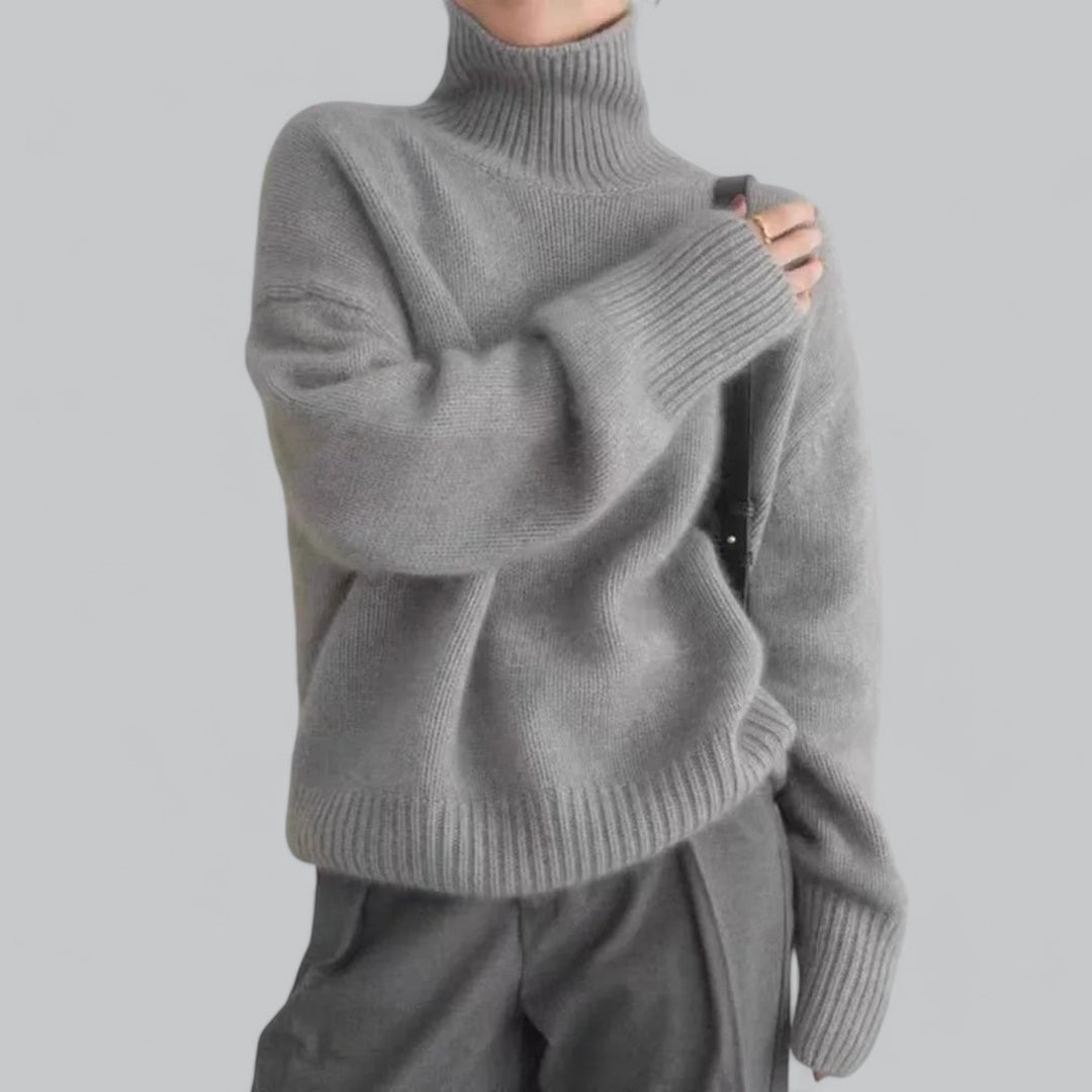 Pull à col roulé élégant pour femme 5