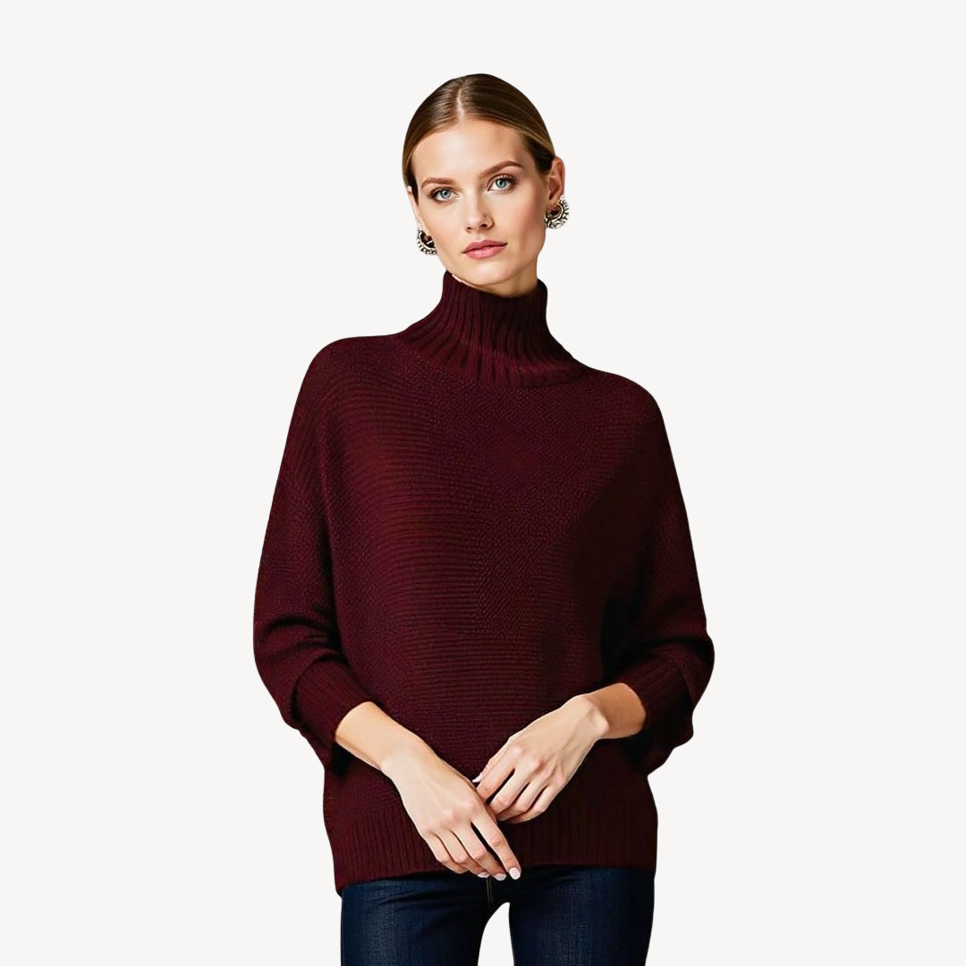 Pull à col roulé oversize 5