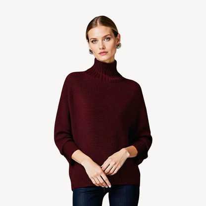 Pull à col roulé oversize 5