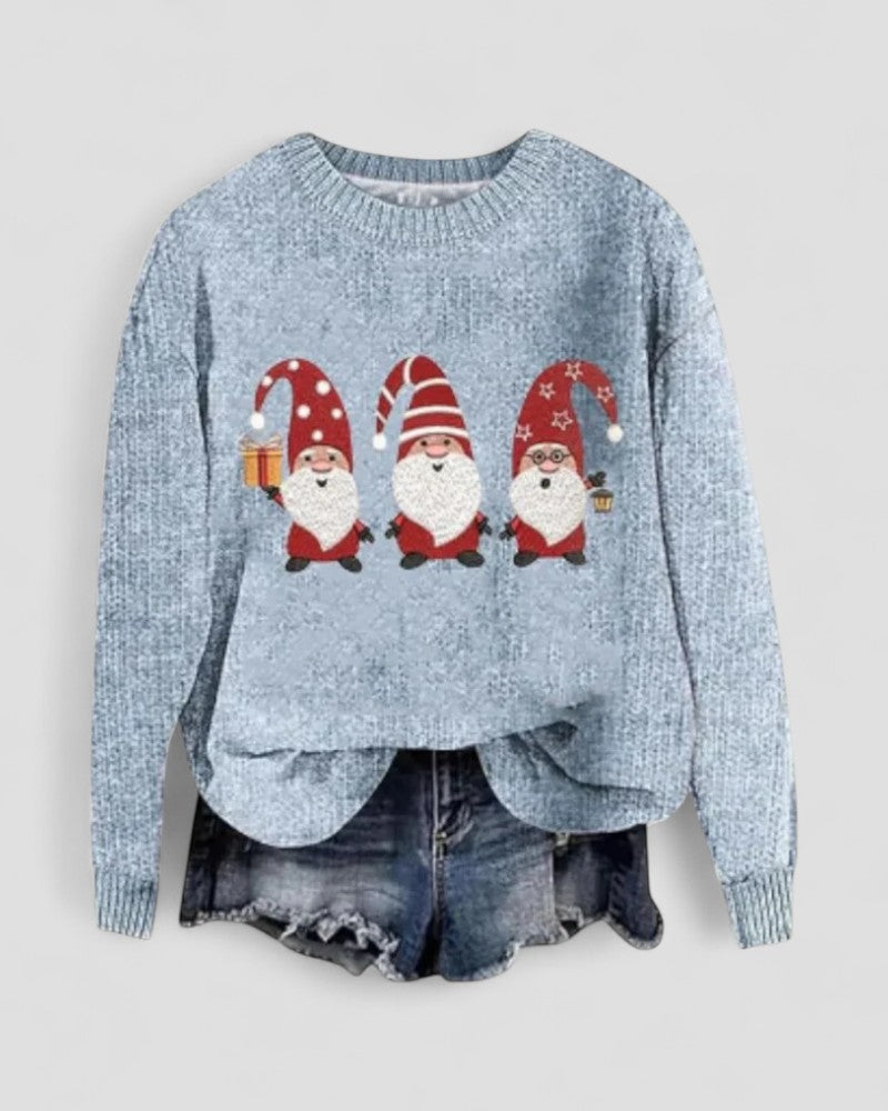 Pull Femme Hiver à Manches Longues Festif