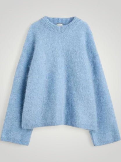 Pull Femme Col Rond Douillet et Confortable